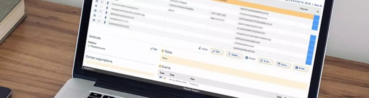 screen showing upgraded Contact Relationship Manager